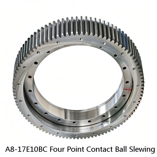 A8-17E10BC Four Point Contact Ball Slewing Bearing With External Gear