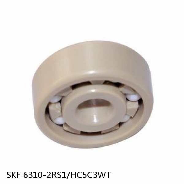 6310-2RS1/HC5C3WT SKF Hybrid Deep Groove Ball Bearings #1 image