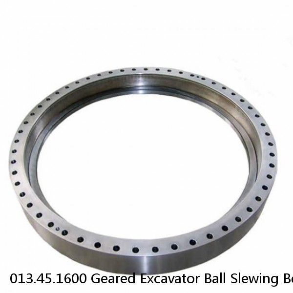 013.45.1600 Geared Excavator Ball Slewing Bearing #1 image