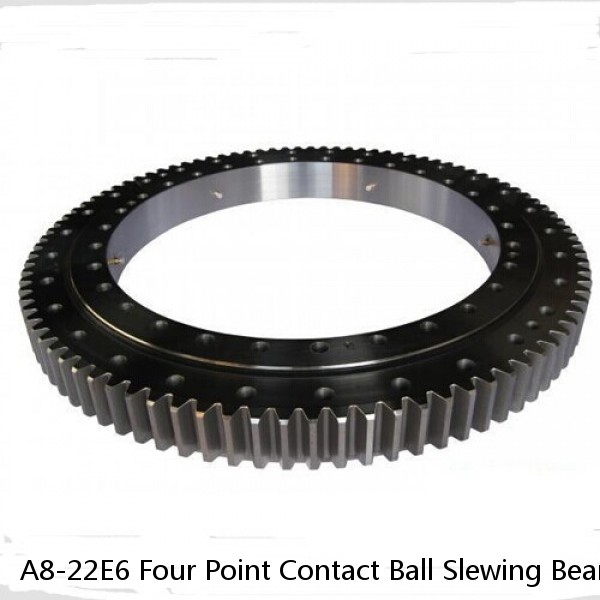 A8-22E6 Four Point Contact Ball Slewing Bearing With External Gear #1 image