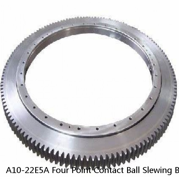 A10-22E5A Four Point Contact Ball Slewing Bearing With External Gear #1 image